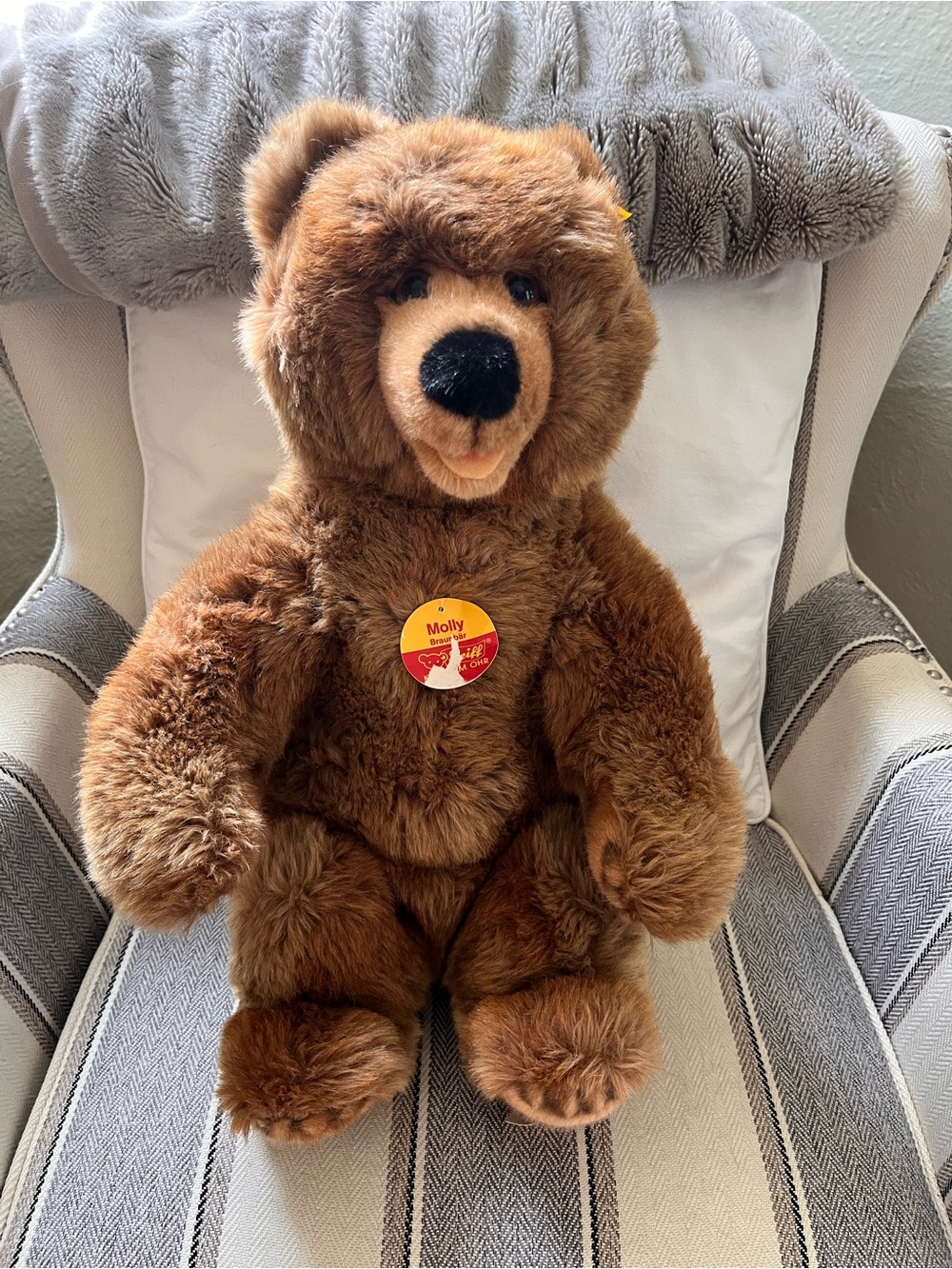 Steiff Molly Braunbar 0345/45 19" Teddy Bear with Tags